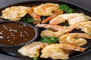 Jättikatkarapu tempura